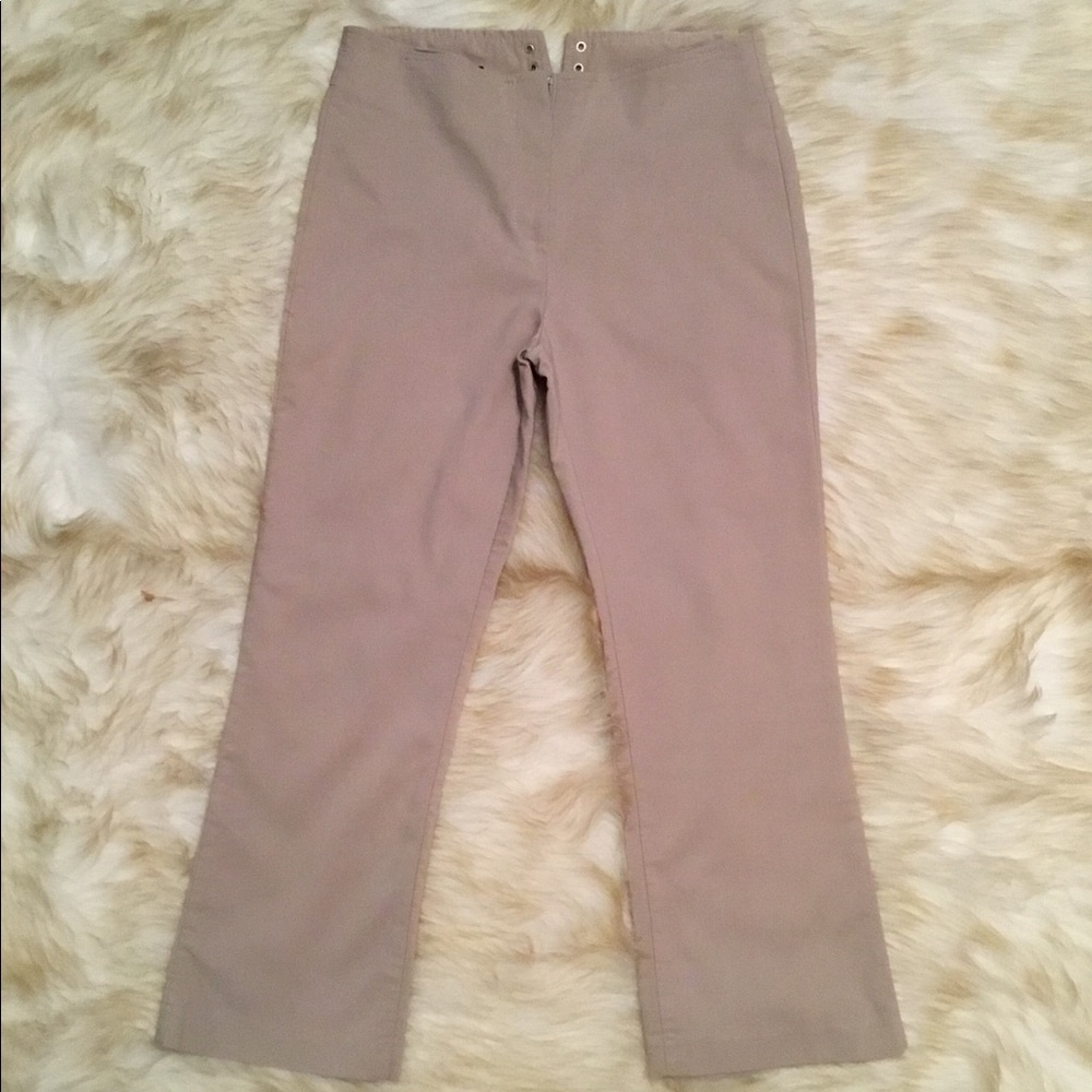 Vintage Spoiled Girl high rise cropped pant EUC